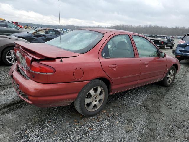 1MEFM66L8XK603732 - 1999 MERCURY MYSTIQUE LS BURGUNDY photo 3