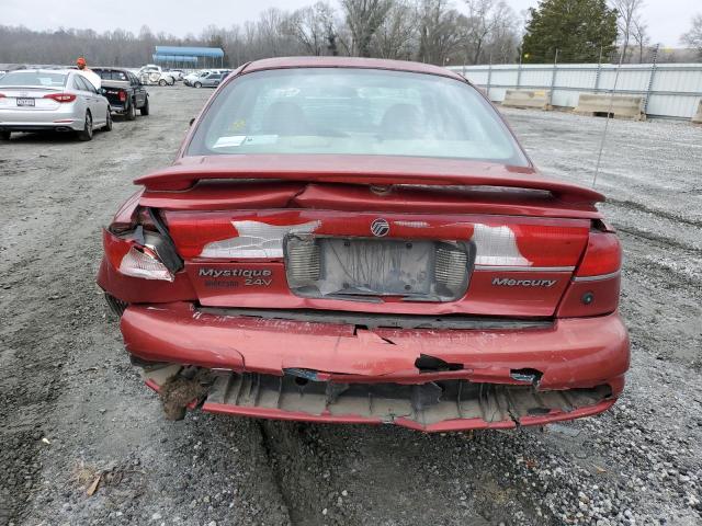 1MEFM66L8XK603732 - 1999 MERCURY MYSTIQUE LS BURGUNDY photo 6