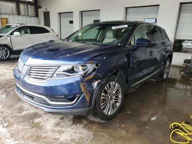 2LMPJ8LR6HBL47265 - 2017 LINCOLN MKX RESERVE أزرق صورة 1