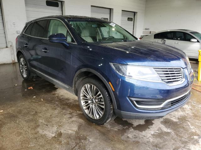 2LMPJ8LR6HBL47265 - 2017 LINCOLN MKX RESERVE أزرق صورة 4