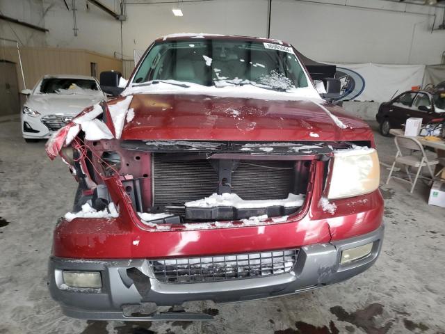 1FMFU15L64LA44057 - 2004 FORD EXPEDITION XLT RED photo 5