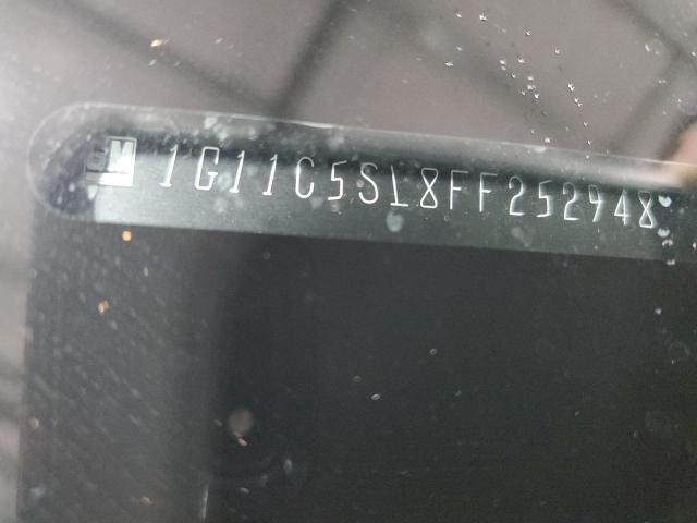 1G11C5SL8FF252948 - 2015 CHEVROLET MALIBU 1LT BLACK photo 12