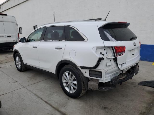 5XYPGDA58JG409029 - 2018 KIA SORENTO LX WHITE photo 2