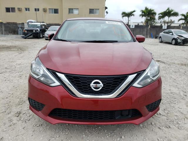 3N1AB7AP2KY401810 - 2019 NISSAN SENTRA S RED photo 5