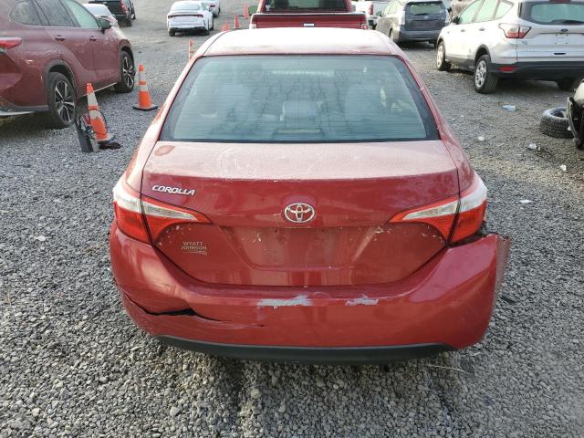 ST1BURHE9FC355507 - 2015 TOYOTA COROLLA L RED photo 6