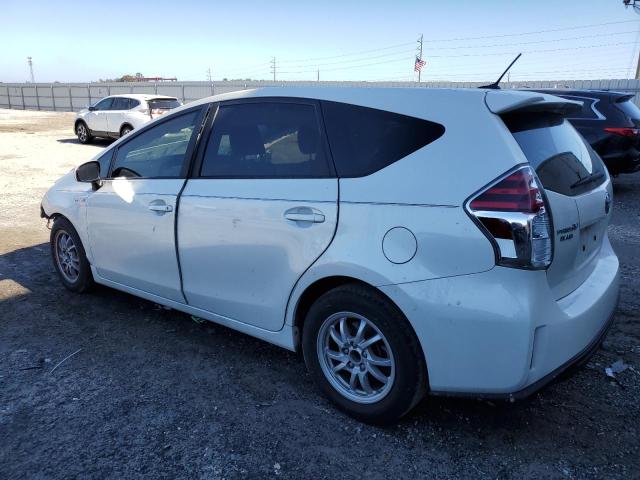 JTDZN3EU3FJ026813 - 2015 TOYOTA PRIUS V WHITE photo 2