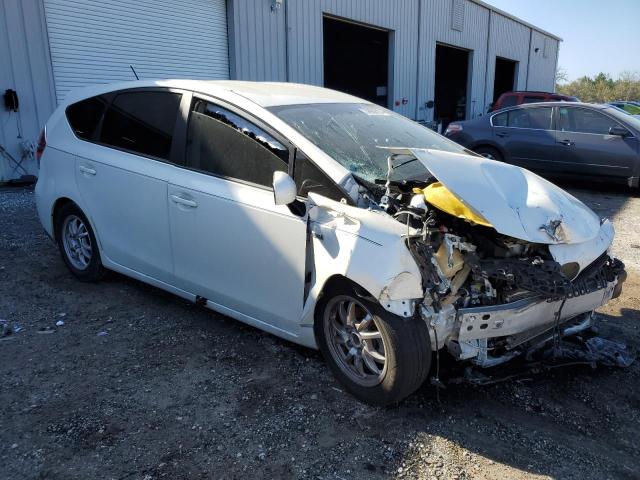 JTDZN3EU3FJ026813 - 2015 TOYOTA PRIUS V WHITE photo 4