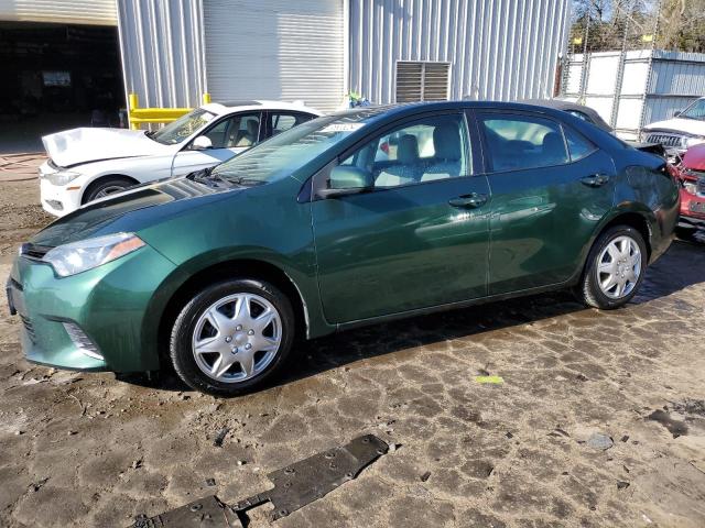 2T1BURHE6GC567444 - 2016 TOYOTA COROLLA L GREEN photo 1