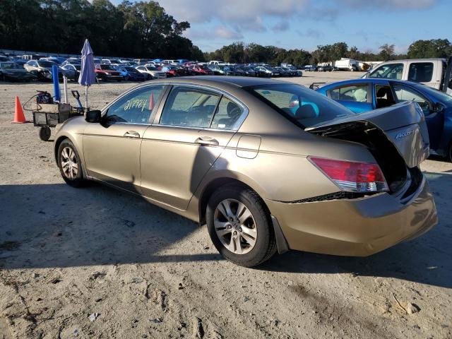 1HGCP26458A048132 - 2008 HONDA ACCORD LXP GOLD photo 2