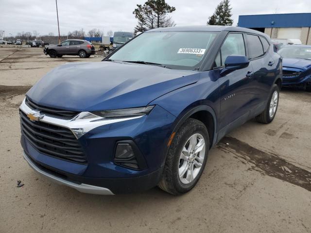 3GNKBCR46NS115347 - 2022 CHEVROLET BLAZER 2LT BLUE photo 1