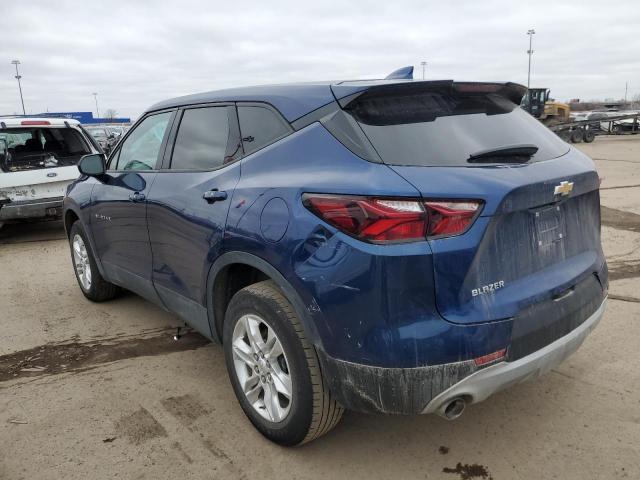 3GNKBCR46NS115347 - 2022 CHEVROLET BLAZER 2LT BLUE photo 2