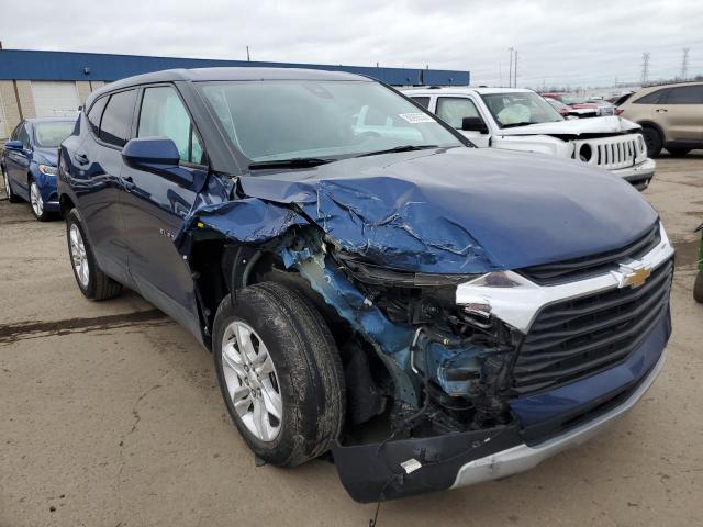 3GNKBCR46NS115347 - 2022 CHEVROLET BLAZER 2LT BLUE photo 4