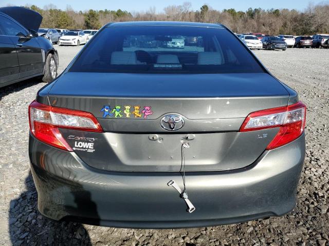 4T4BF1FK8DR291210 - 2013 TOYOTA CAMRY L GRAY photo 6