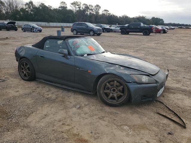 JHMAP114X1T005180 - 2001 HONDA S2000 GRAY photo 4