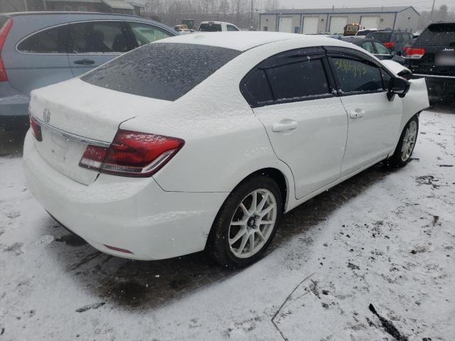 19XFB2F94FE227150 - 2015 HONDA CIVIC EXL თეთრი ფოტო 3
