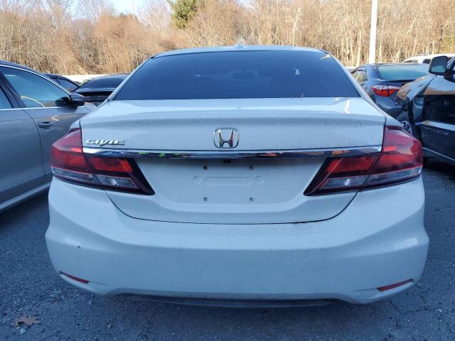 19XFB2F94FE227150 - 2015 HONDA CIVIC EXL WHITE photo 6