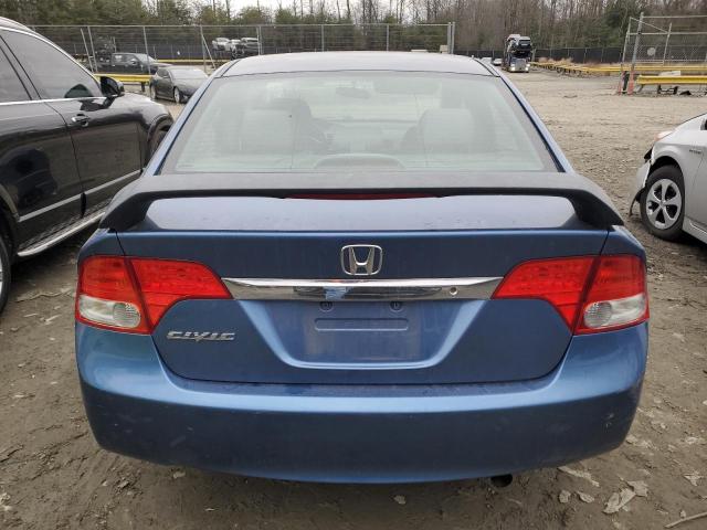 2HGFA1F52AH580592 - 2010 HONDA CIVIC LX BLUE photo 6