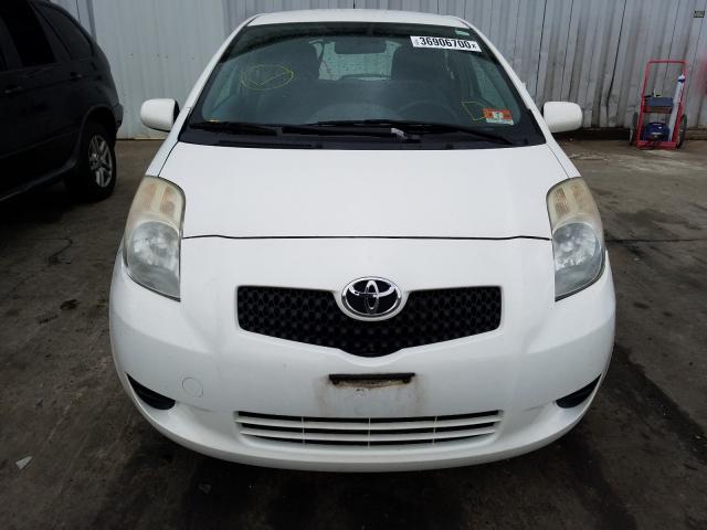 JTDJT923X75127519 - 2007 TOYOTA YARIS  photo 9