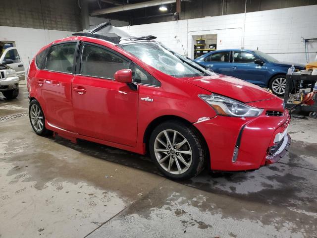 JTDZN3EU1FJ025028 - 2015 TOYOTA PRIUS V RED photo 4