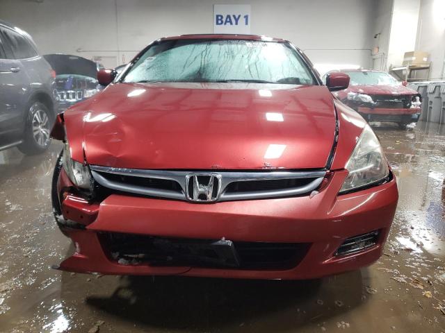 1HGCM56367A165606 - 2007 HONDA ACCORD SE RED photo 5