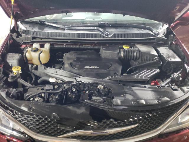 2C4RC1BG7HR519899 - 2017 CHRYSLER PACIFICA TOURING L BURGUNDY photo 12