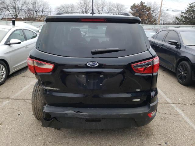 MAJ3S2GE2KC285733 - 2019 FORD ECOSPORT SE BLACK photo 6