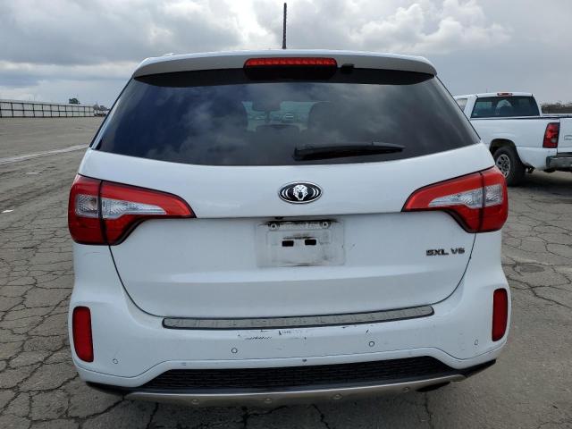 5XYKWDA76FG610403 - 2015 KIA SORENTO SX WHITE photo 6