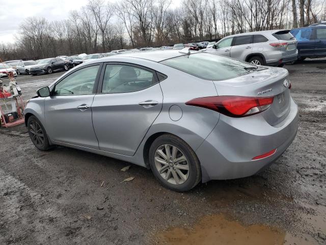 5NPDH4AE2GH662719 - 2016 HYUNDAI ELANTRA SE SILVER photo 2