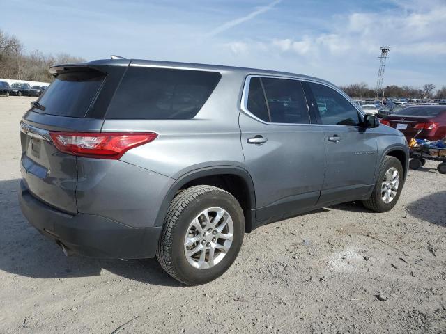 1GNERFKW1KJ141518 - 2019 CHEVROLET TRAVERSE LS GRAY photo 3