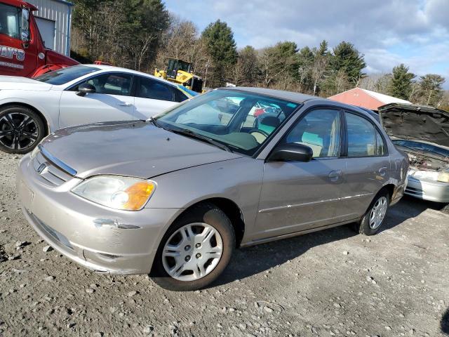 2HGES16572H508166 - 2002 HONDA CIVIC LX TAN photo 1