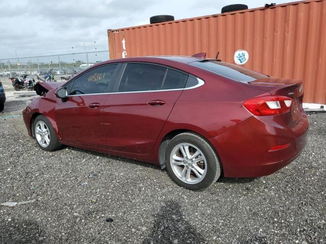 1G1BE5SM8G7262284 - 2016 CHEVROLET CRUZE LT RED photo 2