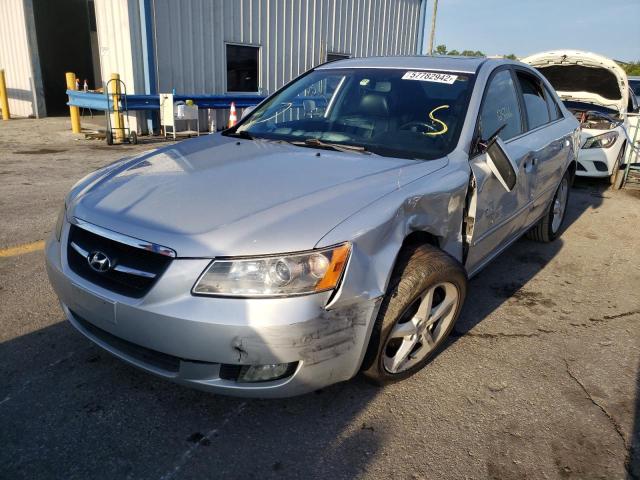 5NPET46F87H296317 - 2007 HYUNDAI SONATA GL SILVER photo 2