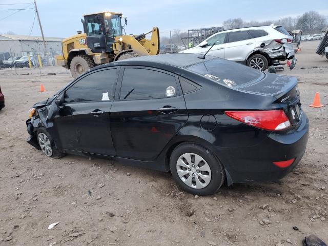 KMHCT4AE6FU900713 - 2015 HYUNDAI ACCENT GLS BLACK photo 2