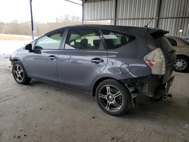 JTDZN3EU4D3227119 - 2013 TOYOTA PRIUS V CHARCOAL photo 2