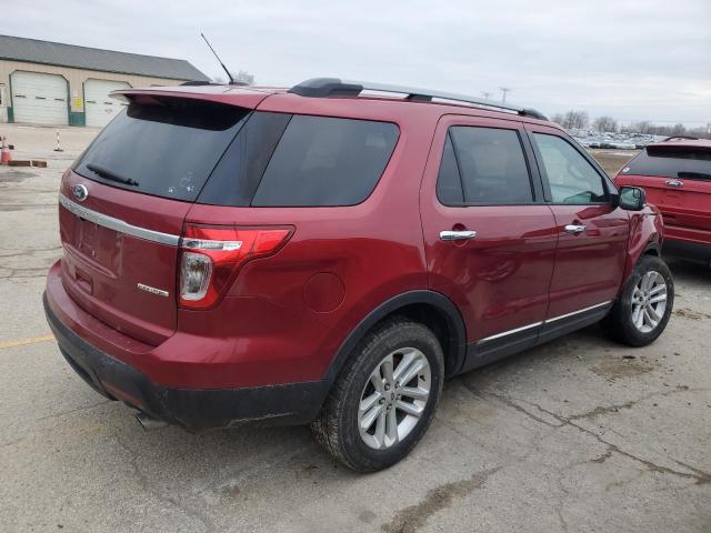 1FM5K7D86DGB38093 - 2013 FORD EXPLORER XLT RED photo 3