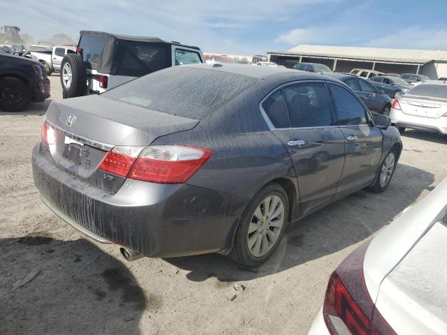 1HGCR3F83EA004404 - 2014 HONDA ACCORD EXL GRAY photo 3