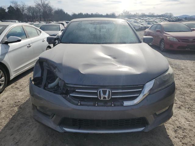 1HGCR3F83EA004404 - 2014 HONDA ACCORD EXL GRAY photo 5