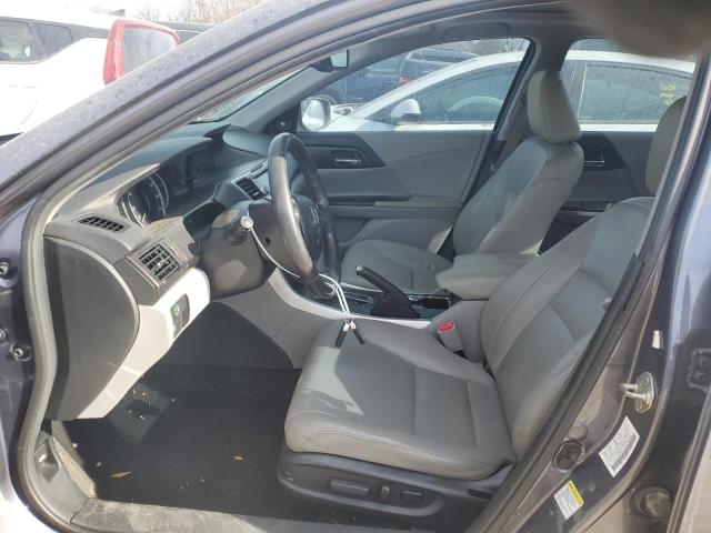 1HGCR3F83EA004404 - 2014 HONDA ACCORD EXL GRAY photo 7