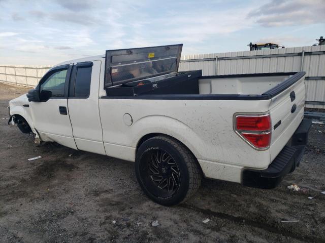 1FTEX1CM1BFA49293 - 2011 FORD F150 SUPER CAB WHITE photo 2