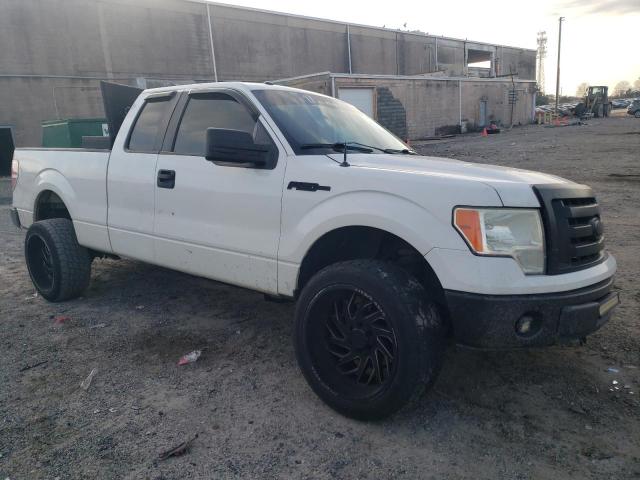 1FTEX1CM1BFA49293 - 2011 FORD F150 SUPER CAB WHITE photo 4