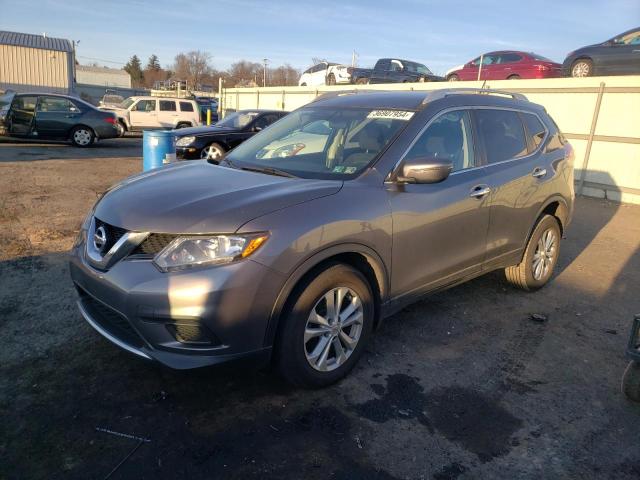 JN8AT2MV1GW134525 - 2016 NISSAN ROGUE S GRAY photo 1