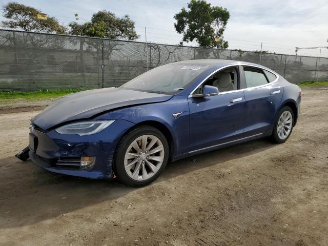 5YJSA1E29JF265119 - 2018 TESLA MODEL S Կապույտ լուսանկար 1