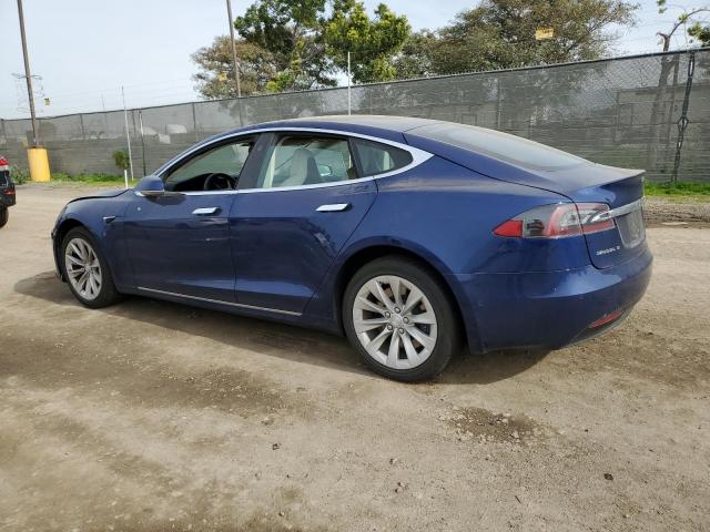 5YJSA1E29JF265119 - 2018 TESLA MODEL S Կապույտ լուսանկար 2