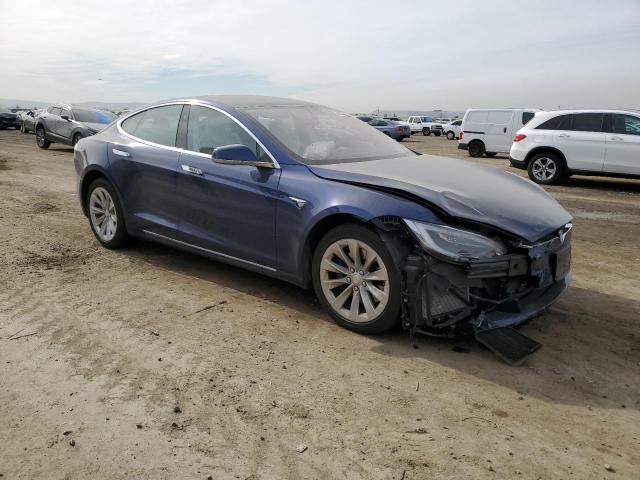 5YJSA1E29JF265119 - 2018 TESLA MODEL S Կապույտ լուսանկար 4