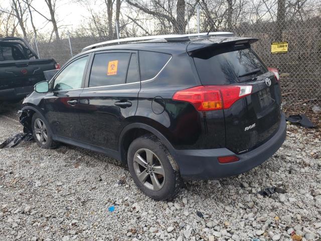 2T3RFREV5FW280033 - 2015 TOYOTA RAV4 XLE BLACK photo 2