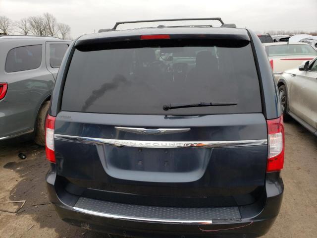 2C4RC1CGXDR767704 - 2013 CHRYSLER TOWN & COU TOURING L BLUE photo 6