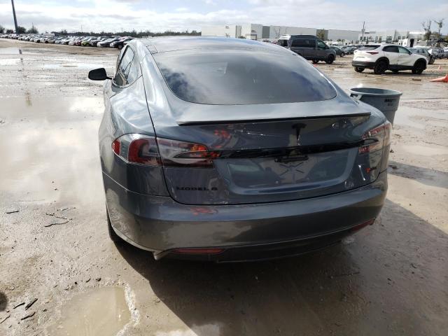 5YJSA1H14EFP28471 - 2014 TESLA MODEL S Մոխրագույն լուսանկար 6