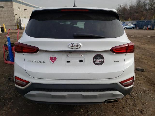 5NMS2CAD2KH092625 - 2019 HYUNDAI SANTA FE SE WHITE photo 6