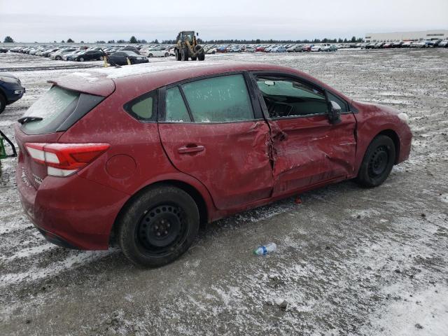 4S3GTAA60H3725042 - 2017 SUBARU IMPREZA RED photo 3