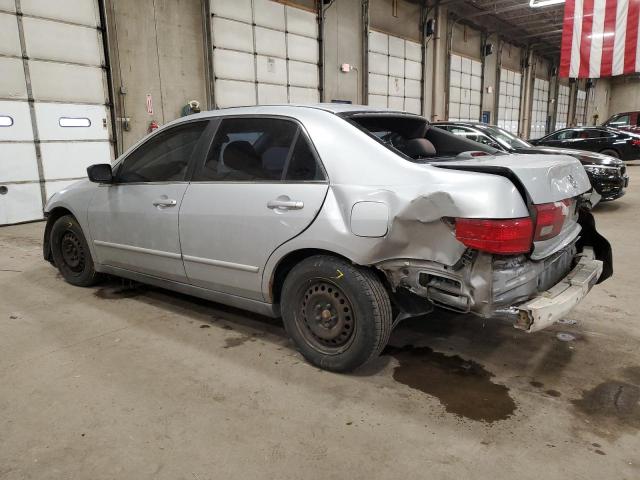 1HGCM56485A075699 - 2005 HONDA ACCORD LX SILVER photo 2